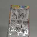 CHGCRAFT Succulent Cactus Clear Stamps Potted Plant Stamps Silicone Stamps Transparent Paper Craft Stamps for Journaling Card Making DIY Scrapbooking Handmade Photo Album Notebook