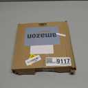 2Packs Molded Nylon Ceiling Medallion for Light Fixtures and Ceiling Fans, 10"OD x 4"ID x 1"P (Fits Canopies up to7-1/4")White