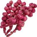 4pcs Simulated Garlic String Lifelike Hanging Garlic Strings for Home Supermarket Photography Props Material for Decorations