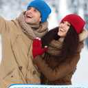 32 Pcs Winter Beanie Bulk and Gloves Set Knit Hat Touchscreen Gloves for Men Women Beanie Hat Stretchy Glove (Bright Colors)