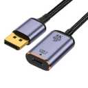chenyang USB C to Displayport Cable,USB Type C Female Input to Displayport 1.4 Male Output HDTV Cable 8K@60hz 4K@120hz for Tablet Phone Laptop