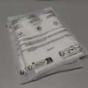 3 x Women's Lingerie Sexy Fishnet Minin Dress Glow in the Dark Lingerie DIY Babydoll Halter Chemise Valentine's Day (White)