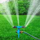 Lawn Sprinkler for Yard, Automatic Water Sprayer Irrigation System for Garden, 360 Degree Rotating Lawn Sprinkler Large Area Coverage, Yard Sprinklers and Garden Sprinklers for Kids