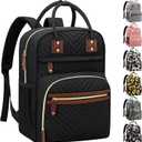 Tenot Diaper Bag Backpack for Women Large Capacity with Insulated Pockets Multifunctional Diaper Bags For Baby Girl Boy Waterproof Baby Bags For Mama Maternity Travel Bag Black