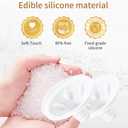 19mm Breast Pump Flange Insert Silicone Massage Pad Compatible with Spectra S1 S2 Breast Pump 24mm Shields, Reduce Nipple Tunnel Down to Correct Size Pump Parts