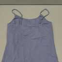 Emmalise Women's Camisole Built in Bra Wireless Fabric Support Short Cami (Medium, Denim Blue)