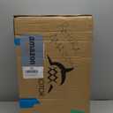 Smoked Power Heated Tow Mirrors Compatible with 2009-2018 Dodge Ram 1500, 2010-2018 2500 3500, 2019-2024 1500 Classic Flip Up Extended Trailer Towing Side Mirrors with Puddle Light, Chrome Housing