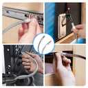 Flexible Drill Bit Extension, 11.7 inch Super Bit Screwdriver Extension, 1/4 Hex Shank Bendable Drill Bit Extension for Tight Spaces, Home Repairs (2 Pack)