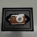 Mini Digital Camera, Keychain Camera 1080P HD with 2MP Lens, Flash, Video Recording, 32G Card Included, Portable and Compact Retro Vlog Camera for Travel, Kids, Brown