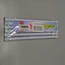 ZAIKEHHA 2 Pack Spring Tension Curtain Rods White Ajustable 53-98inchs, 0.86inch Diameter, Extension Spring Tension Rods Suitable for Use in Bathroom Window Screen Curtain Wardrobe (white)