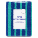 TUFTED PICTURE FRAM FITS 4" X 6" PHOTOS