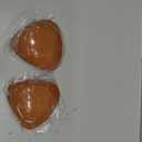 Double Sided Sticky Bra Inserts, Ultra Instant Volume, Push Up Adhesive Bra Pads, Caramel Brown Large