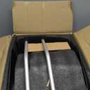 Dog Bike Basket for 26 lbs, Pet Bike Carrier with Integrated Sturdy Seat, Waterproof Scratch-Resistant Nylon Cushion, Adjustable Straps & Rustproof Metal Frame for Small/Medium Dogs, Black