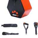 Portable Home Gym, Cable Fitness Machine, Resistance Adjustable Functional Trainer, Full Body Workouts, App & Bluetooth Connection, Fitness Anywhere, Orange