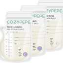 COZYPEPE Temp-Sensing Milk Storage Bags 100Pcs