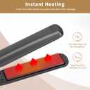 ANGGREK Hair Straightener Multigear Adjustment 480F Ceramic Iron EU Plug, Sealing, Alloy Plate, Tourmaline Ceramics Material, Even Heat Distribution for Silky, Shiny Hair