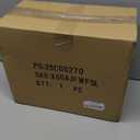 Extra Large Bread Box for Kitchen Countertop Corner Breadbox for Homemade Bread Metal White Ear of Wheat Pattern Embossed Storage Container Bin with Bamboo Lid Fits 2 Loaves of Bread