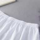 2 Pcs Adjustable Shirt Extender Layering Fake Lower Sweep Half Length Blouse Hem Mini Shirt Tail for Women Girls