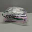 Vinyl Record Player with 2 Stereo Speakers Belt-Driven Vintage Turntables 3 Speed 3 Size Wireless Bluetooth Playback AUX-in RCA Out Headphone LP Vinyl Players Auto Stop Pale Pink