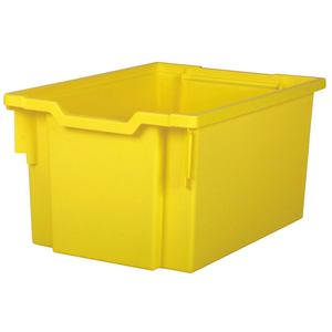 STORAGE SYSTEMS TUB2516-8YL Cross Stack Part Organizer Yellow Bins 26" x 18"