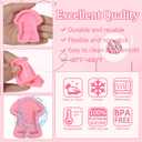 2 x 6Pcs Football Jersey Silicone Molds, No.9 Jersey Chocolate Fondant Molds, for Sports Theme Party Cake Decoration, Candy, Chewing Gum, Flower Paste, Dough, Resin, Pendants, Keychains, Clay