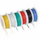 TUOFENG 30 awg Wire Solid Core Hookup Wires-6 Different Colored Jumper Wire 100ft or 30m Each, 30 Gauge Tinned Copper Wire PVC (OD: 0.60mm) Hook up Wires Kit
