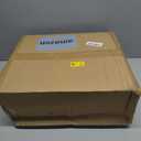 Hauwellter 200 Set Christmas Disposable Coffee Cups with Lids 12oz, Bulk Blue Winter Xmas Holiday Party Paper Cups for Hot Chocolate Cold Drinks Christmas New Year Winter Party Supplies Decorations