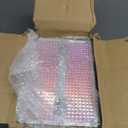 Joligrace Makeup Train Case Makeup Case Organizer Portable Cosmetic Box Storage with 2 Trays Mirror Locking Make Up Travel Case for Nail Kits Cosmetics Craft Traveling Makeup Box Mermaid Pink