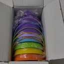 Small Metal Buckets with Handle, 6 Pack 4.3 inch Colored Galvanized Bucket for Kids,Classroom,Crafts,and Party Favors (Multi-Colored, 4.3" Top)