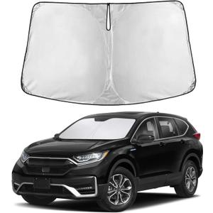Autovir Windshield Sun Shade Fit for 2017-2020 2021 2022 Honda CRV Sunshade, Front Car Window Shades Sun Visor, Blocks UV Rays & Heat, Car Accessories