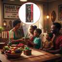 Ctosree 24 Set Happy Kwanzaa Gifts Bulk Ballpoint Pens with Greeting Cards Kwanzaa Ballpoint Pens Bookmark Card and Silicone Bracelet Heritage Holiday Party Favors Goodie Bag Fillers Stuffers