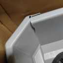 AAIN Wheel Barrel, 2 Wheel Wheelbarrow. 300 LB Yard Cart with 9 in Maintenance-Free Solid Wheels, Trash Cart with Wheels, Push/Pull Design, Grey