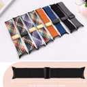 Bands for Google Pixel Watch 4 3 41mm/Pixel Watch 2/Pixel Watch Band - Upgraded Magnetic Clasp Connector Stretchy Braided Sport Replacement Straps for Men Women, No Gap, Breathable