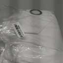 Cotton Curtains Long Durable Grommet with 2 panels 84 Length X 42 Width Inches White| Sheer Backdrop Window Curtain|Livingroom|Bedroom|Kitchen Decor Soft Pre-Washed Semi Black-out| Shading Drapes