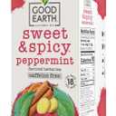 Good Earth Tea, Sweet & Spicy Peppermint Herbal Tea, 18 Count, Pack of 6, Hot or Iced, Iconic Sweet & Spicy with Cool Peppermint (EXP 12/02/27)