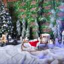 Tondiamo 15 x 15ft 1 Pack Large Snow Blanket Roll for Christmas Decor
