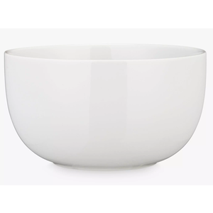Cereal Bowls Set of 2, White Soup Bowls 20 oz / 6 inch | Ceramic Breakfast Bowl, Kitchen Bowl for Salad, Pasta, Oatmeal, Noodle, Rice, Microwave and Dishwasher Safe