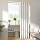1 Pack Gold Spring Tension Curtain Rod 30-64 Inches, 7/8" inch Adjustable Curtain Rod No Drill, Anti-slip Spring Curtain Rod for Windows Bathroom Kitchen Closet Doorway