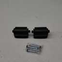 Sdstone 2 Pack Slide Gate Guide Roller with C Post Welded Bracket 3" Hard Nylon Sliding Rolling Gate Rollers, Heavy Duty Sealed Ball Bearing Side Roller Assembly, Sliding Rolling Gates Guider