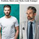 Lcbestbro Reading Glasses for Men, 0.75 Blue Light Blocking Reading Glasses Metal Readers