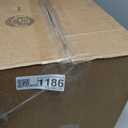 IRIS USA Fits 12" x 12" Paper, 6-Tier Scrapbook Rolling Storage Cart with Organizer for Stationery Vinyl Tools Office Art and Craft Supplies, Yarn, 6 Clear Cases w/Built in Handle - White/Clear