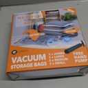 GONGSHI Vacuum Storage Bags, Space Saver Seal Bags For Clothing, Travel Luggage,Blankets, Comforters, Pillows, Clothes Storage.12 Combo