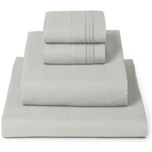 Mellanni King Sheets Set - 4 PC Iconic Collection Bedding - Hotel Luxury, Extra Soft, Cooling Bed Sheets - Wrinkle, Fade, Stain Resistant (King, Spa Mint)