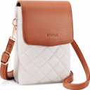 RFID Small Crossbody Purses for Women Quilted Cell Phone Purse with RFID Blocking Credit Card Slots