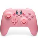 PowerA Wireless Controller for Nintendo Switch - Kirby Mouthful, Switch Lite/Switch-OLED Model, Nintendo Switch 2, AA Battery Powered (Battery Included), Bluetooth, Motion Controls, Officially Licensed