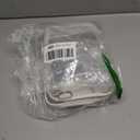 MAPLE + LARK M + L Clear Stadium Clutch, PVC Transparent Purse, 8x6x3 inches, Event Approved Crossbody Bag