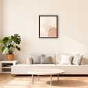 Solid Wood Canvas Floater Frame for 0.6-0.9" Depth 11x14 Art, Canvas Floating Frames, Oil Painting Floater Frame (11x14,Dark Brown)
