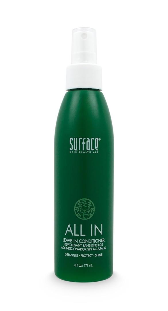 SURFACE Hair ALL IN Leave In Conditioner - Detangles, Controls Frizz & Strengthens for All Hair Types- 6 fl oz