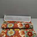 Lahome Floral 2x6 Kitchen Runner Rug, Washable Hallway Runner, Vintage Soft Non-Slip Carpet for Entryway Laundry Living Room (2'x6', Red)