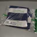 4 Pack Waterproof Pillow Covers Outdoor Throw Pillowcases Decorative Garden Cushion Case for Home Garden Patio Couch Balcony Striped (18 * 18 inch, Blue & White)